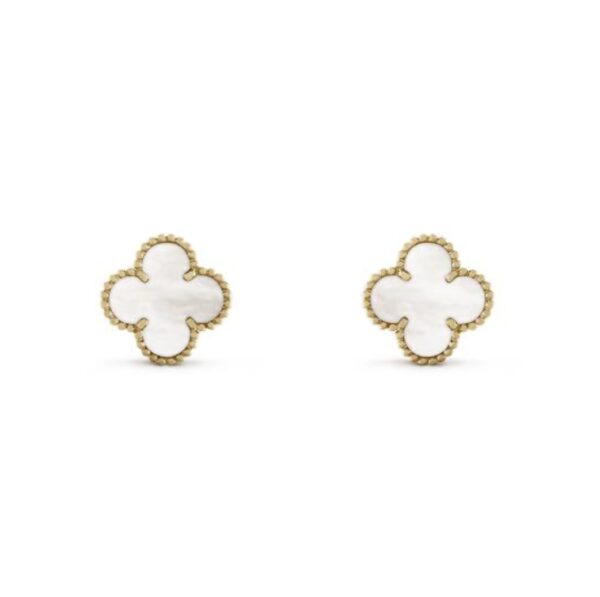 White Van Cleef Earrings