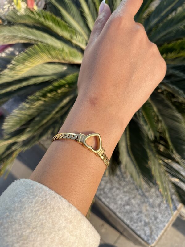 Golden Heart Bracelet