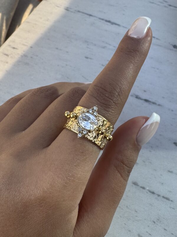 Celestial Textured Ring