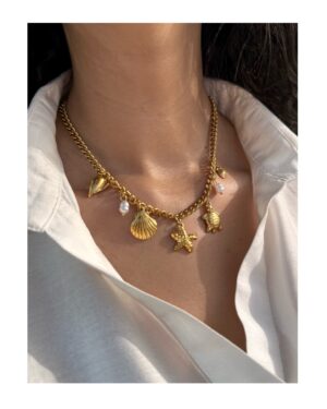 Ocean-Inspired Charm Necklace