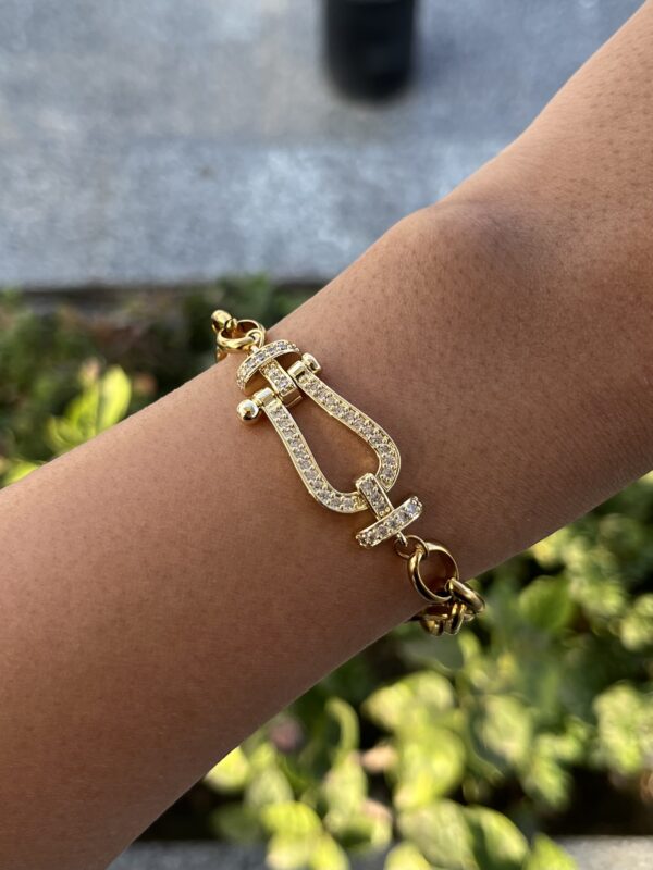 Luxe Pavé Link Bracelet