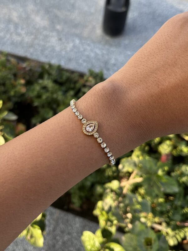 Teardrop Spark Tennis Bracelet