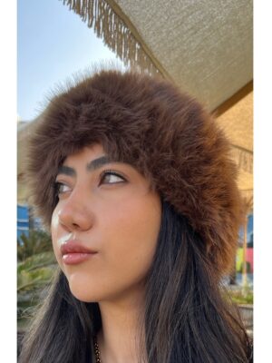 Mocha Luxe Plush Hat